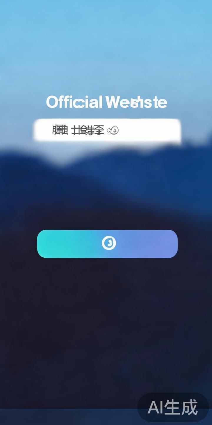 打开浏览器，输入官方网址后，点击页面上的“登录”按